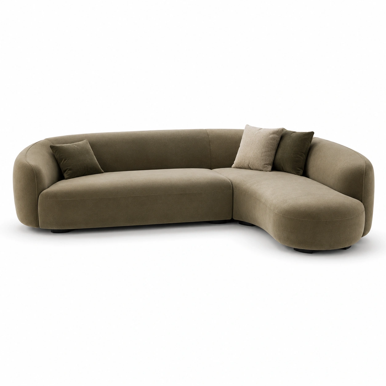 Sofa Esquinero Taupe Moderno-meubivo